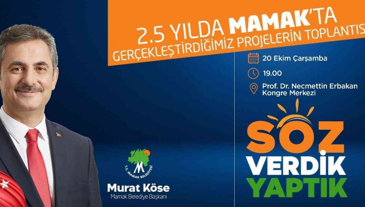 Mamak Belediye Başkanı Köse: “Söz verdik, yaptık”