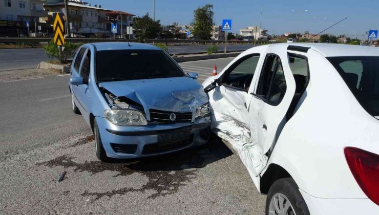 Manavgat’ta trafik kazası: 1 yaralı