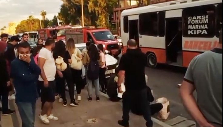 Mersin’de otobüsle minibüs çarpıştı: 20 yaralı