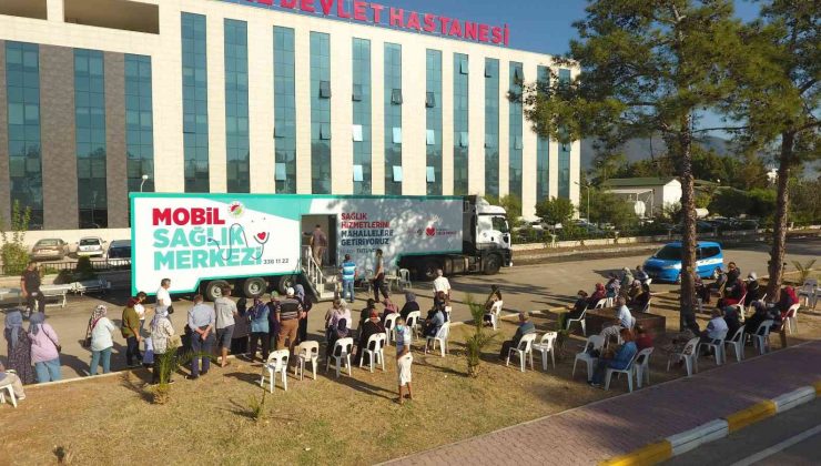 Mobil Sağlık Merkezi Finike’de
