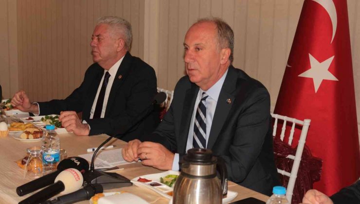 Muharrem İnce’den ilginç parti birleştirme teklifi: “İttifak yerine partileri birleştirin iki ayrı yerde fatura ödemeyin”