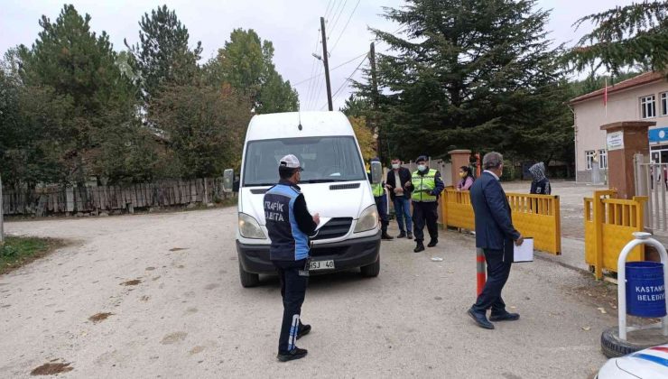 Okul servisi denetimleri sürüyor