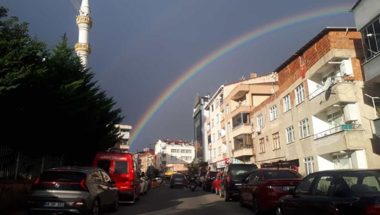 Ordu’da gökkuşağı güzelliği