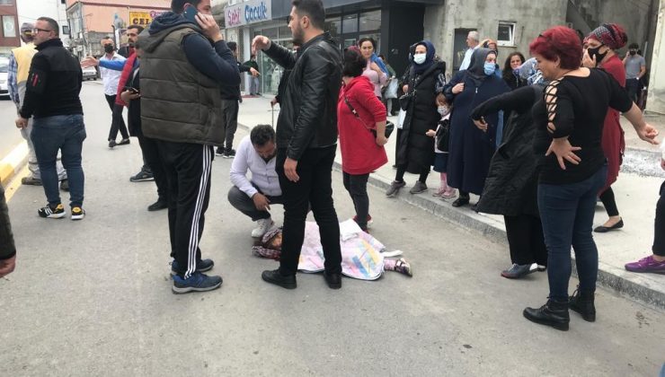 Oyun oynarken yola atlayan kız çocuğuna otomobil çarptı