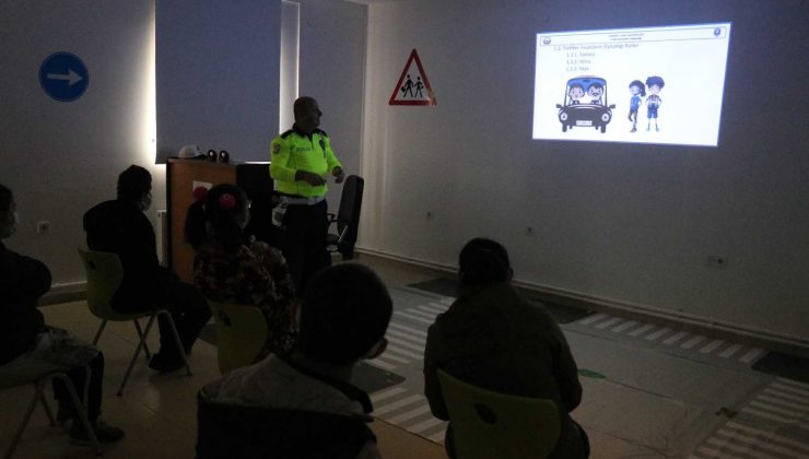 Özel çocuklara trafik eğitimi verildi