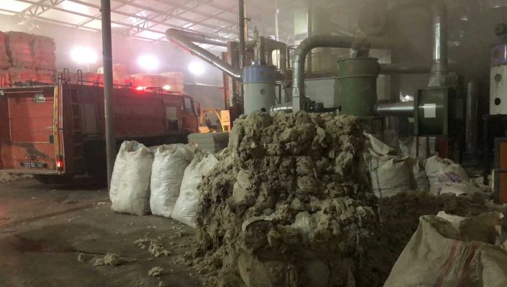 Adıyaman’da Pamuk fabrikasında yangın