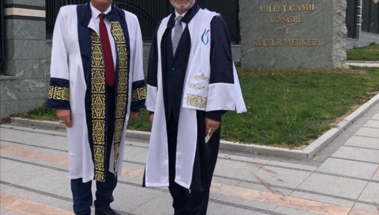 Rektör Ataç Cumhurbaşkanlığı Külliyesindeki törene katıldı