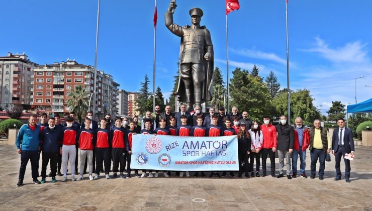 Rize’de Amatör Spor Haftası etkinlikleri