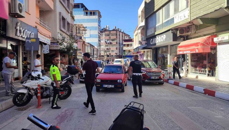 Samandağ’da motosiklet denetimi