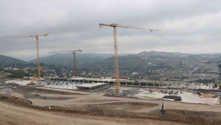 Samsun Şehir Hastanesi’nin yüzde 8’i tamamlandı