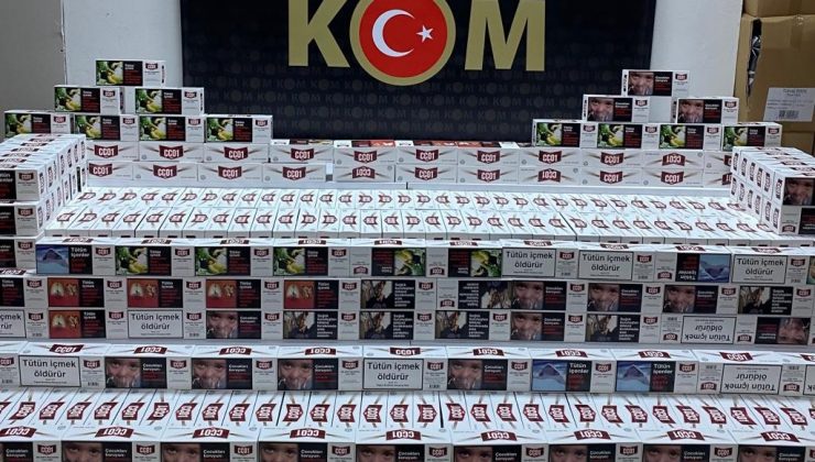 Samsun’da  kaçak makaron ele geçti