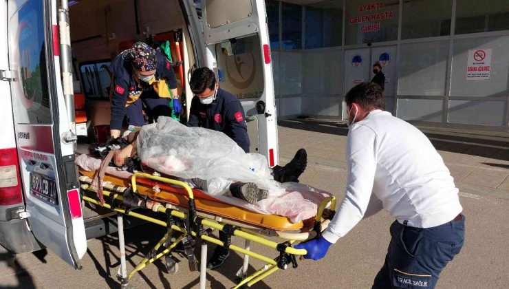 Samsun’da kamyonun çarptığı kadın ağır yaralandı