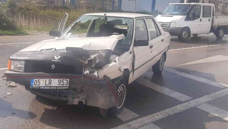 Samsun’da trafik kazası: 1 yaralı