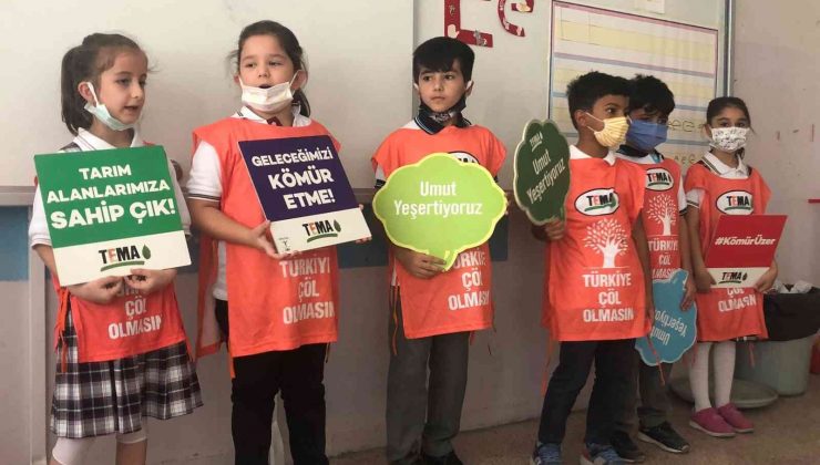 Şanlıurfa’da minikler akranlarına doğayı anlatıyor