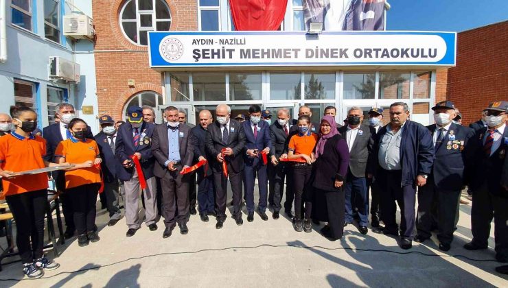 Şehit Mehmet Dinek’in ismi mezun olduğu okula verildi