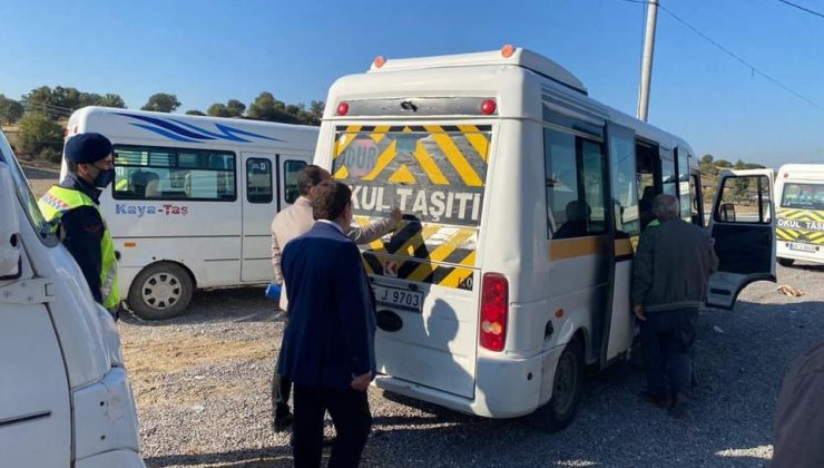 Selendi’de servis araçlarına sıkı denetim