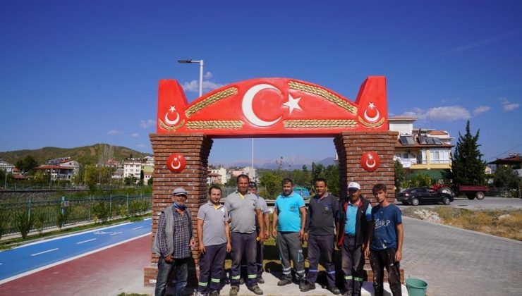 Seydikemer’de ‘Cumhuriyet Giriş Kapısı’ Tamamlandı