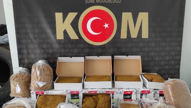 Siirt’te kıyılmış tütün ele geçirildi