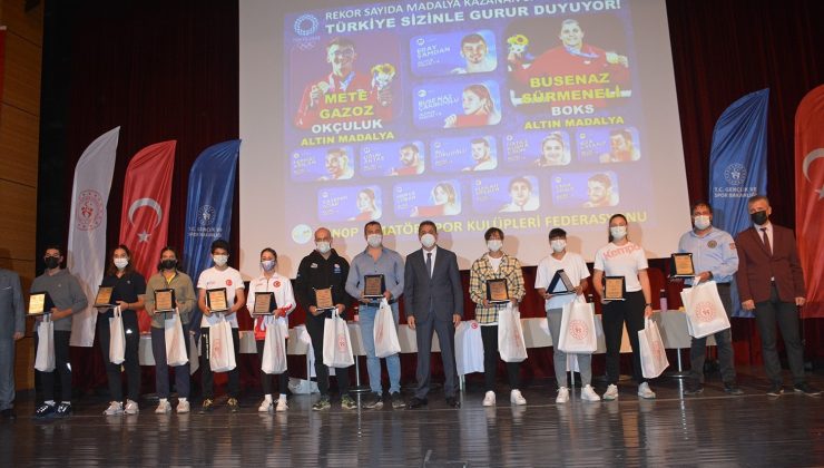 Sinop’ta sporun ’en’leri ödüllendirildi