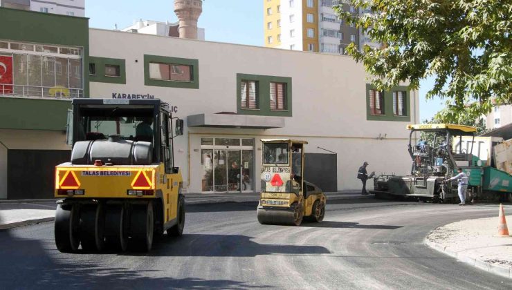 Talas’ta asfalt çalışmaları hız kesmiyor