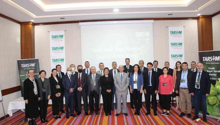 TARSİM Fındık Hasar Tespit Teknikleri Çalıştayı gerçekleştirildi