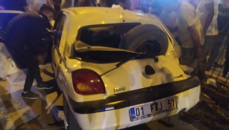 Tarsus’ta trafik kazası: 2 yaralı