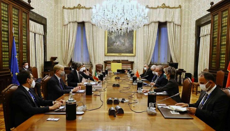 TBMM Başkanı Şentop, İtalya Temsilciler Meclisi Başkanı Fico ile bir araya geldi