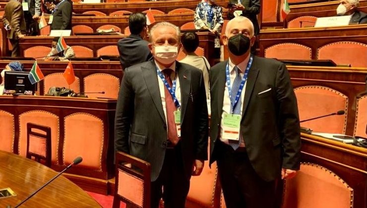 TBMM Başkanı Şentop’tan İtalya’da yoğun diplomasi trafiği