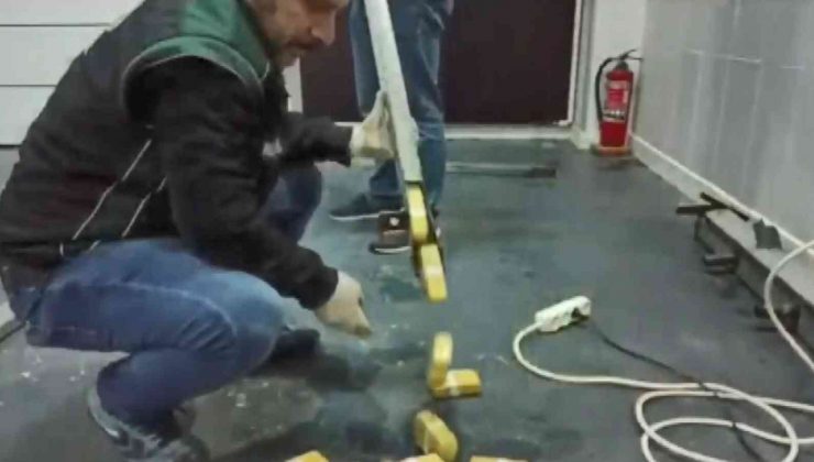 Tır dorsesindeki uyuşturucu zulasını narkotik ekipleri patlattı