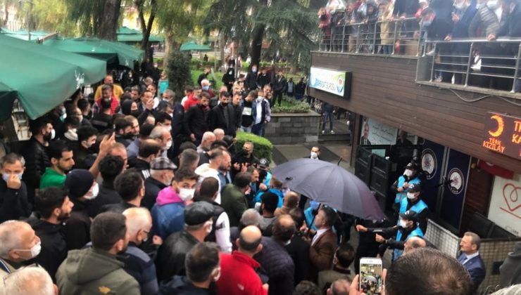 Trabzon şehir merkezinde gerginlik