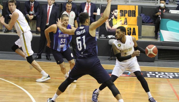 Türkiye Basketbol Ligi: Balıkesir Büyükşehir Belediyespor: 63 – Antalya Güneşi: 60