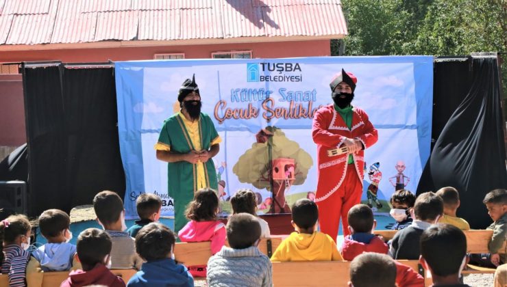 Tuşba Belediyesinden öğrencilere yönelik tiyatro etkinliği