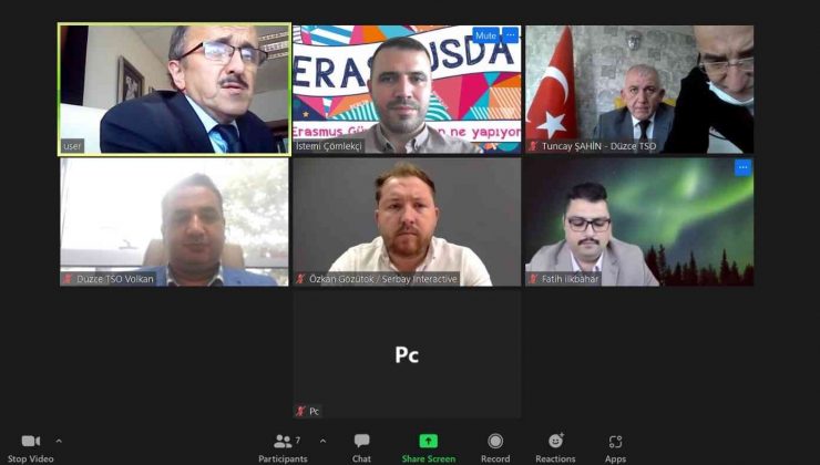 Uluslararası programların ve dijitalleşmenin önemi anlatıldı