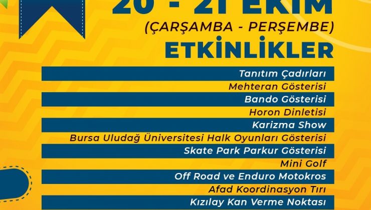 “Üniversiteye hoş geldiniz şenlikleri’’