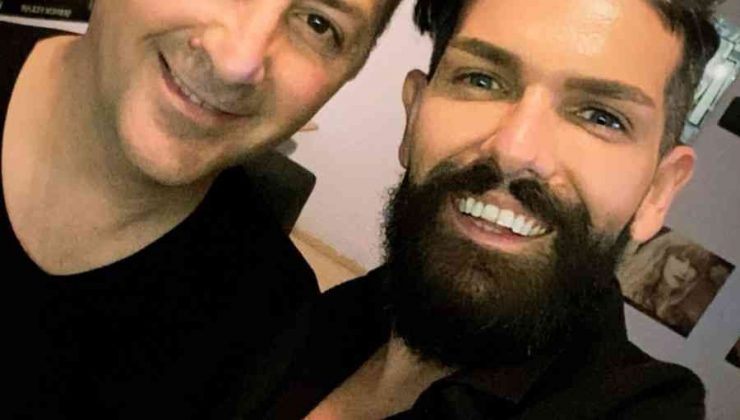 Ünlü şovmen Tolga Çevik askerdeki koğuş arkadaşıyla Bursa’da buluştu