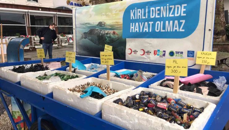 Üsküdar’da dalgıçlar tarafından su altı temizliği yapıldı