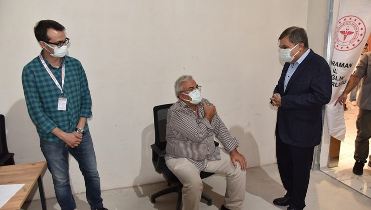 Vali Işık, Covid-19 denetime çıktı