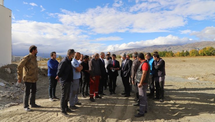 Vali Makas ve Başkan Aksun çalışmaları inceledi
