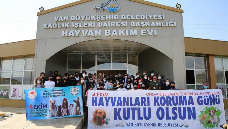 Van Büyükşehir Belediyesinden ‘4 Ekim Dünya Hayvanları Koruma Günü’ etkinliği