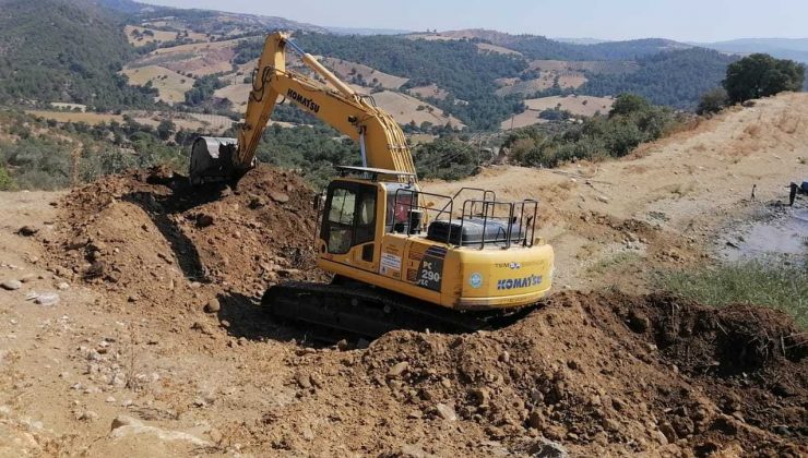Yeniköy HİS Göletinde temizlik ve bakım başladı