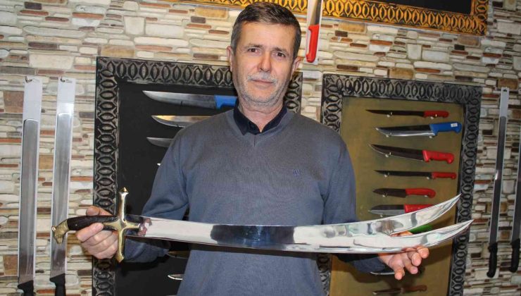 Yenilmez kahramanların kılıçları böyle yapılıyor