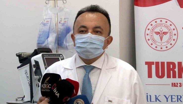 Yerli korona virüs aşısı TURKOVAC’ın hatırlatma dozu ERÜ’de uygulandı