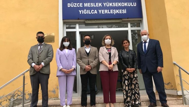 Yığılca yerleşkesinde inceleme yapıldı