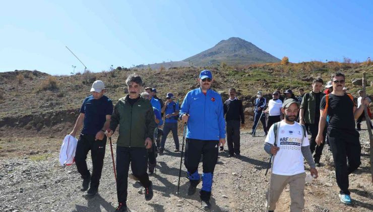 Yıldız Dağı’nda doğa yürüyüşü yapıldı