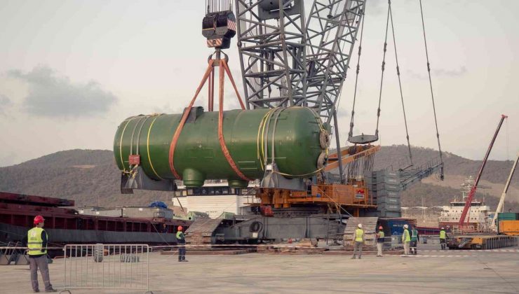 2’nci güç ünitesinin buhar jeneratörleri Akkuyu NGS sahasına ulaştırıldı