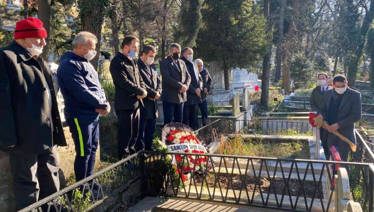 33. yıl önce kazada ölen Samsunsporlu futbolcu Badalıoğlu dualarla anıldı