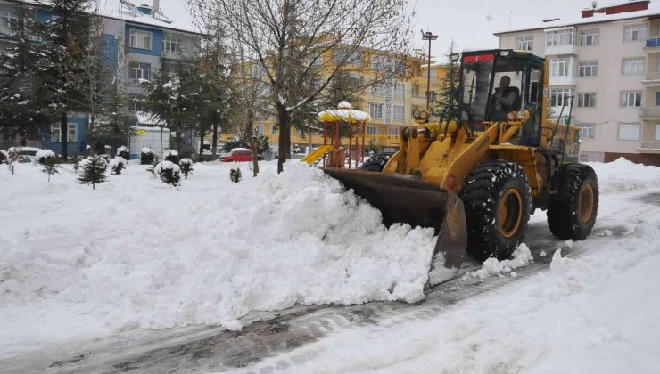 Akşehir’de beyaz bereket temizlik çalışmaları sürüyor