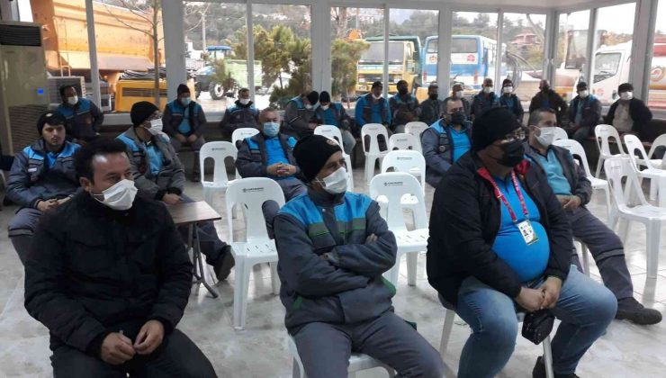 Alanya Belediyesi personeline iş güvenliği ve sağlığı eğitimi