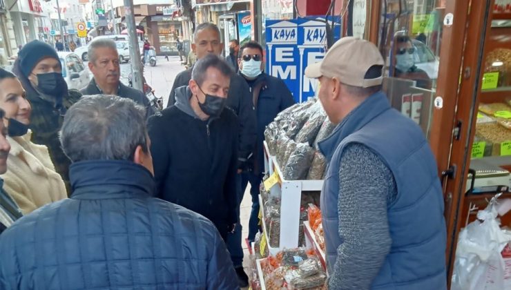 Ayvalık MHP halkın ve esnafın yanında