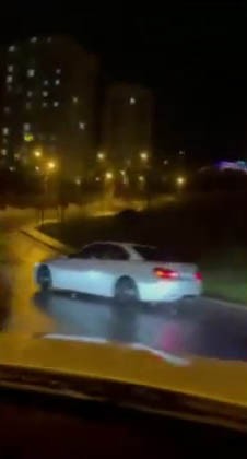 Başakşehir’de drift yapan sürücünün ehliyeti iptal edildi
